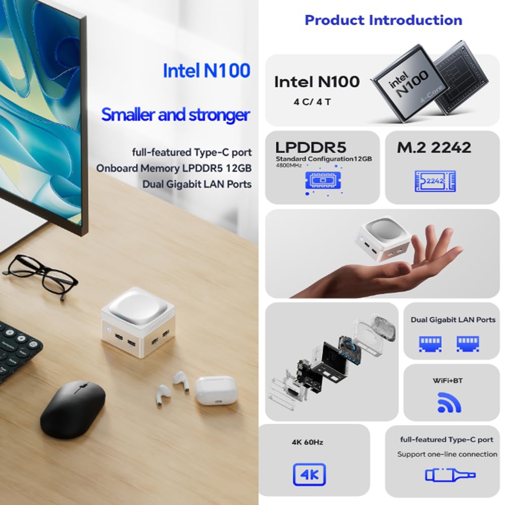 ミニゲーミングPC Amazon.co.jp: GZBOXミニPC 小型pc Windows 11 Pro搭載 第12世代